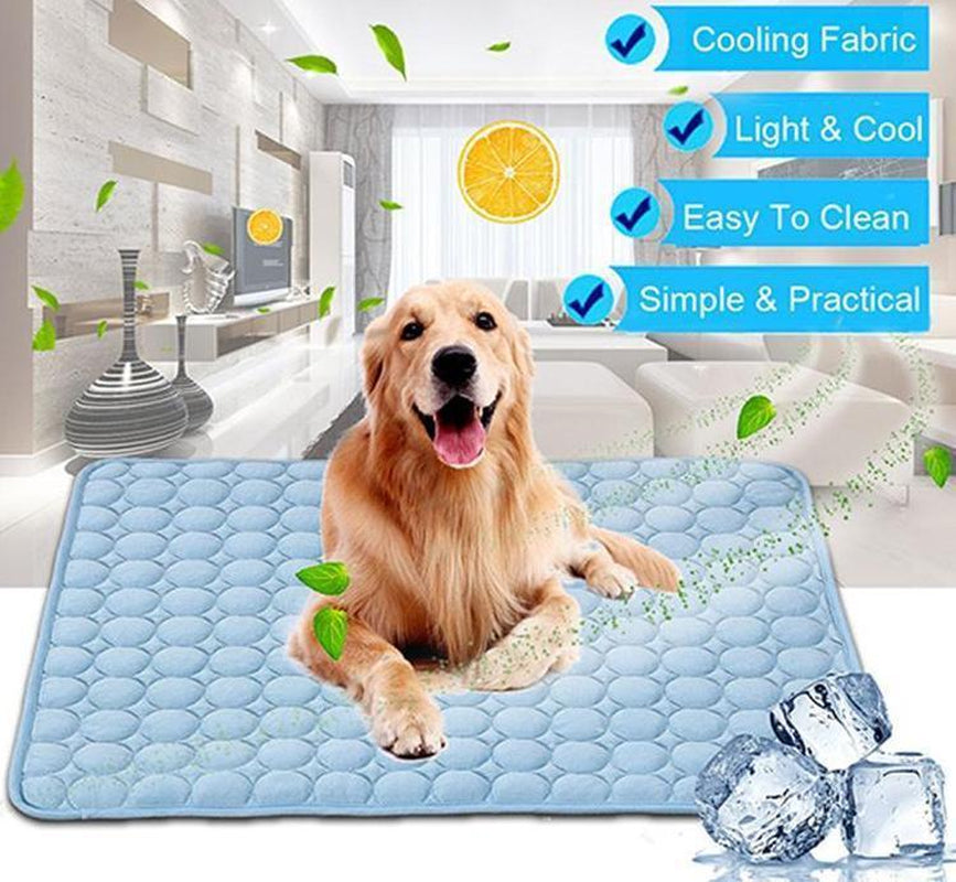 Ultimate Cooling Comfort: Pet Dog & Cat Ice Silk Nest Pad for Summer Relief