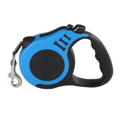16.5FT Automatic Retractable Dog Leash - Hands-Free Walking Lead with Pet Collar - Free Shipping in the US