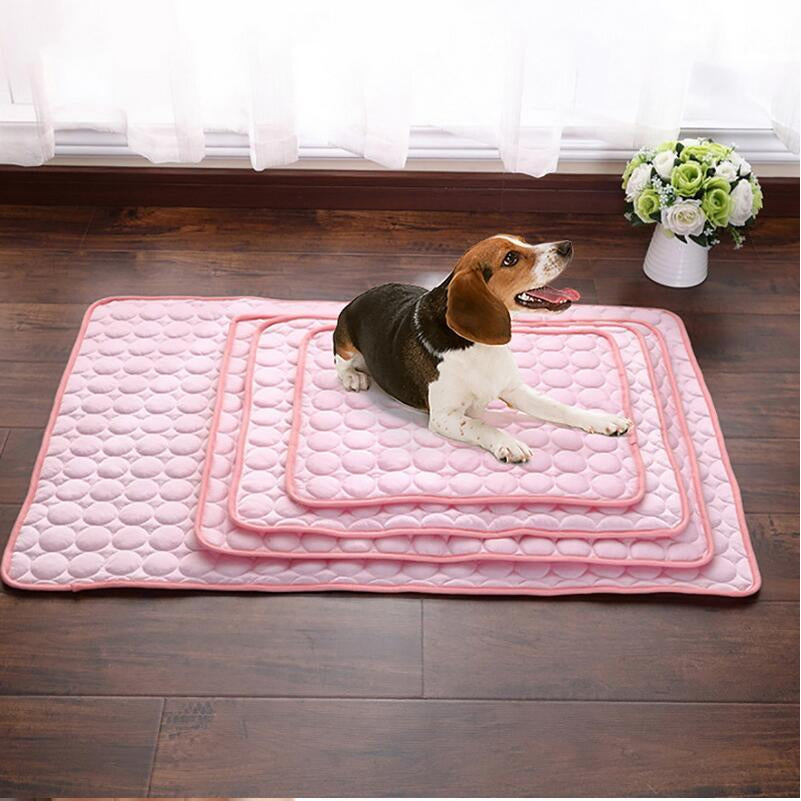 Ultimate Cooling Comfort: Pet Dog & Cat Ice Silk Nest Pad for Summer Relief