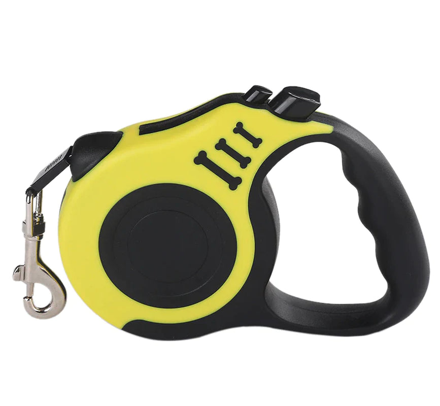 16.5FT Automatic Retractable Dog Leash - Hands-Free Walking Lead with Pet Collar - Free Shipping in the US