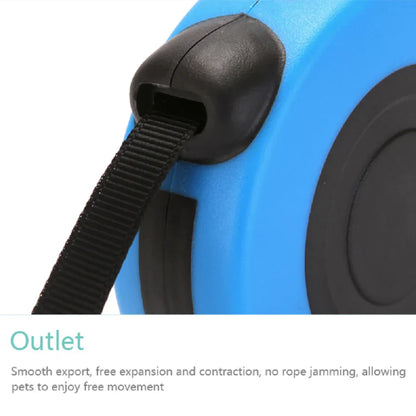16.5FT Automatic Retractable Dog Leash - Hands-Free Walking Lead with Pet Collar - Free Shipping in the US