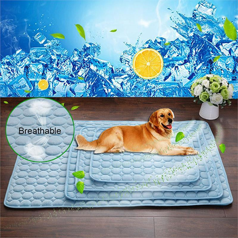 Ultimate Cooling Comfort: Pet Dog & Cat Ice Silk Nest Pad for Summer Relief