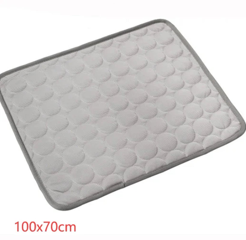 Ultimate Cooling Comfort: Pet Dog & Cat Ice Silk Nest Pad for Summer Relief