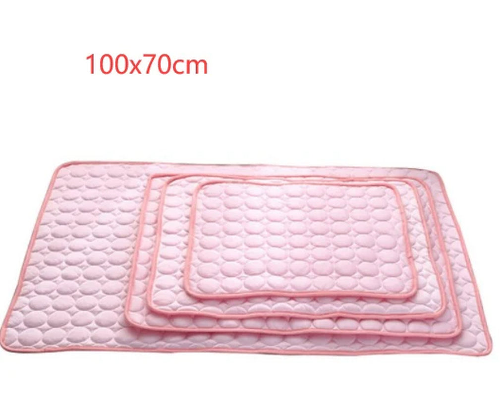 Ultimate Cooling Comfort: Pet Dog & Cat Ice Silk Nest Pad for Summer Relief