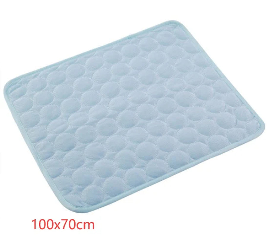 Ultimate Cooling Comfort: Pet Dog & Cat Ice Silk Nest Pad for Summer Relief