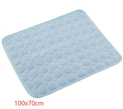 Ultimate Cooling Comfort: Pet Dog & Cat Ice Silk Nest Pad for Summer Relief