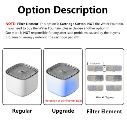 3L Automatic Cat Water Fountain - Large Capacity USB Electric Filtered Water Dispenser for Cats