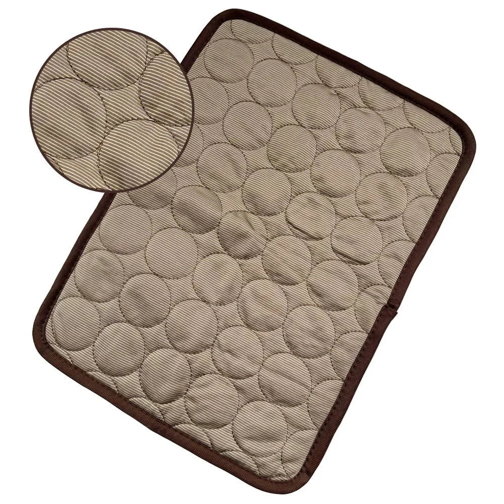 Ultimate Cooling Comfort: Pet Dog & Cat Ice Silk Nest Pad for Summer Relief